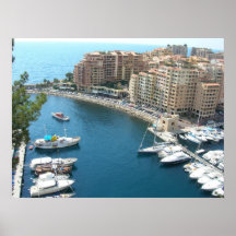 Monaco Marina and Condos Posters