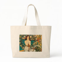 Monaco Monte Carlo Alphonse Mucha Canvas Bag