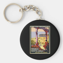 Monaco Monte Carlo Key Chain