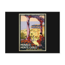 Monaco Monte Carlo Postcard