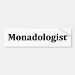 Monadologist Bumper Stickers