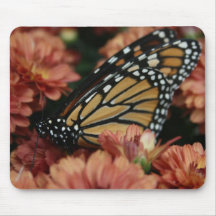 monarch amongst the flowers mouse pads