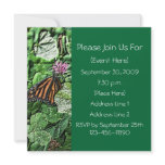 Monarch Butterfly Nature Photo Party Invitation