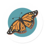 Monarch Butterfly stickers