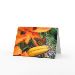 Monarch Butterfly Throne Greeting Card