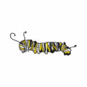 Monarch Caterpillar embroidered shirts