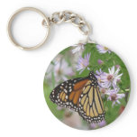 Monarch on Aster Keychain