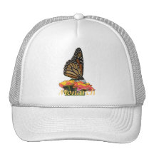 Monarch on Lantana Hat