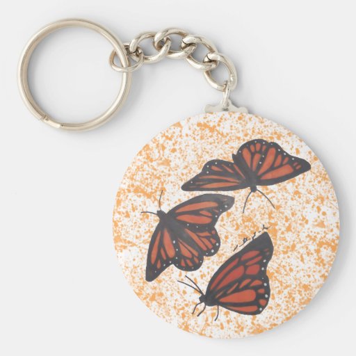 Monarch Trio Keychain