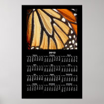 Monarch Wing calendar ~ print