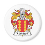Moncada Family Crest magnets