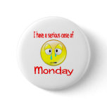 Monday Blues buttons