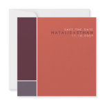 Mondrian | 04 * Modern Save The Date Invitation