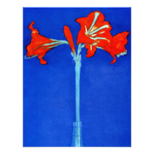 Mondrian Amaryllis Invitations