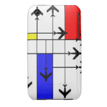 MONDRIAN MIGS iPhone 3 Case-Mate CASE