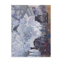 Monet, Claude Bahnhof Saint Lazare in Paris, Ankun Post Cards