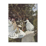 Monet, Claude Frauen im Garten 1866-1867 Technique postcards