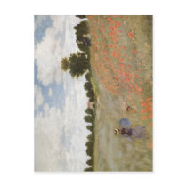Monet, Claude Mohnblumen 1873 Technique ?l auf Lei Postcards