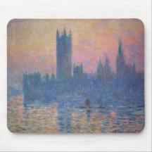 Monet - Houses of Parliament at Sunset Mousepads