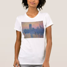 Monet - Houses of Parliament at Sunset Tee Shirts