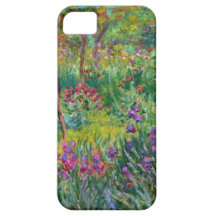 Monet Iris Garden at Giverny iPhone Case