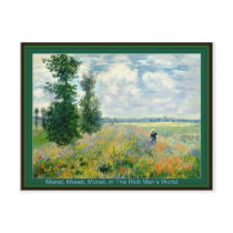 Monet, Monet, Monet Postcard.
