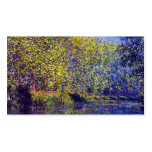 Monet painting bend in Epte river near Giverny Business Card Template