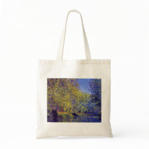 Monet painting bend in river Epte near Giverny Tote Bag
