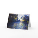 Monet Seine River Impressionism Art Card
