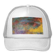 Monet Water Lily Pond Evening Mesh Hat
