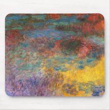 Monet Water Lily Pond Evening Mouse Pads