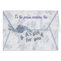 Monetary Gift Enclosure Greeting Cards