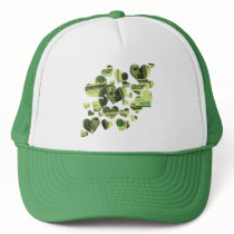 Money Hearts Mesh Hat