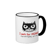 Money & Loyalty Grumpy Cat mug