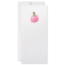 Money out of a piggy bank rack card template