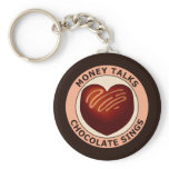 MONEY TALKS - CHOCOLATE SINGS KEY CHAIN