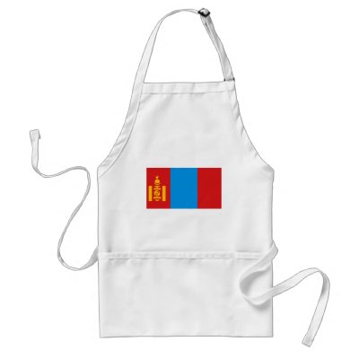 Mongolia Flag Apron by coolcountry