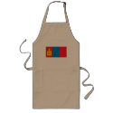 Mongolia Flag Apron