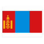 Mongolia Flag Post Card