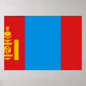 Mongolia Flag posters