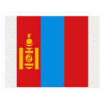 Mongolia High quality Flag Post Card