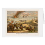 Monitor and Merrimac Battle by Kurz & Allison 1862 Greeting Cards