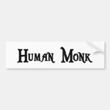Monk Bumper Sticker