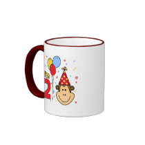 Monkey 2nd Birthday Mugs
