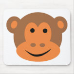 Monkey Ape Chimp Gorilla Head Mouse Pads