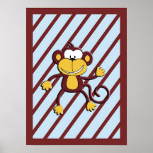 Monkey Around Wall Art Posters