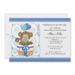 Monkey Baby Boy Baby Shower invitations