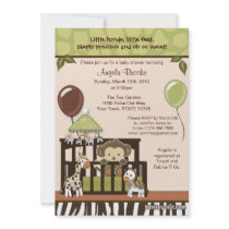 Monkey Baby Shower Invitation