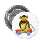 Monkey Banana on Wagon Button