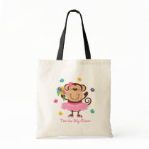 Monkey Big Sister Canvas Bags